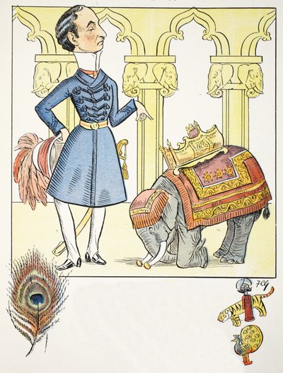 Vのオード、The Struwwelpeter Alphabetのイラスト、Harold Begbieの詩（1871〜1929年） 作： Francis Carruthers Gould