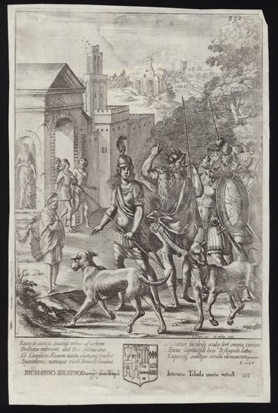 PalentiumでのEvanderとAeneas 作： Francis Cleyn