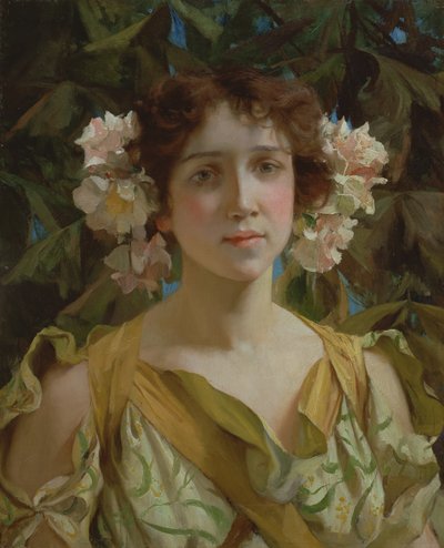 春（キャンバスに油彩） 作： Francis Coates Jones