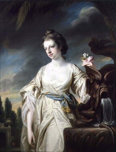 リチャード・マイルズ夫人の肖像 作： Francis Cotes