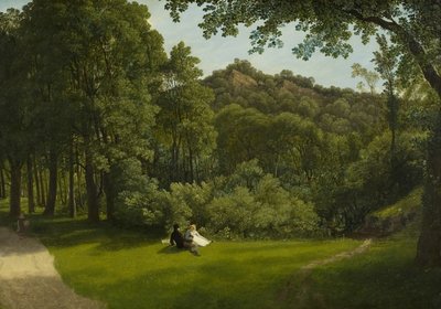 リーウッズのシーン、1822年 作： Francis Danby