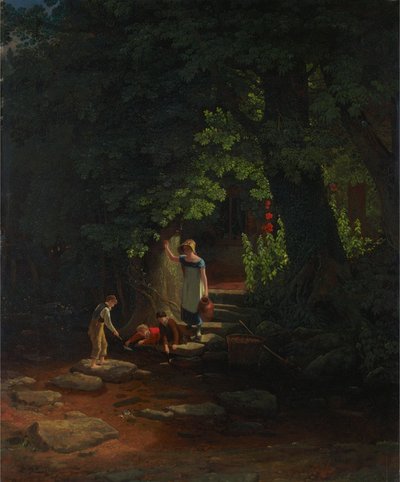 Crianças por um riacho 作： Francis Danby