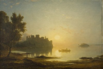 コンウェイ・キャッスル」1825年頃（油彩・キャンバス 作： Francis Danby