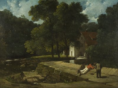 The Snuff Mill, Stapleton, c.1822 (油彩・板) 作： Francis Danby