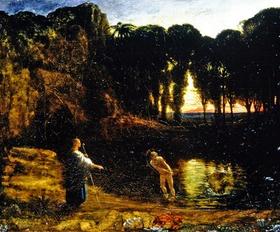 トビアスと魚 作： Francis Danby