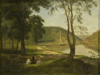 エイボン・ゴージの眺め 作： Francis Danby