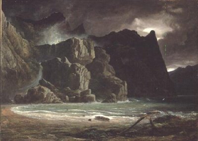 ノルウェーの湖の風景 作： Francis Danby