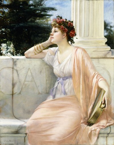 祭りの後、1888 作： Francis Davis Millet
