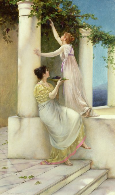 秋の牧歌、1892 作： Francis Davis Millet