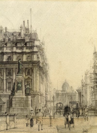 ポールモール、ロンドン 作： Francis Dodd