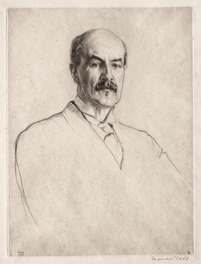 オリバー・エルトン教授 作： Francis Dodd