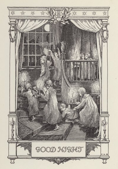 子供のためのもうひとつの詩集おやすみなさい（リトグラフ） 作： Francis Donkin Bedford