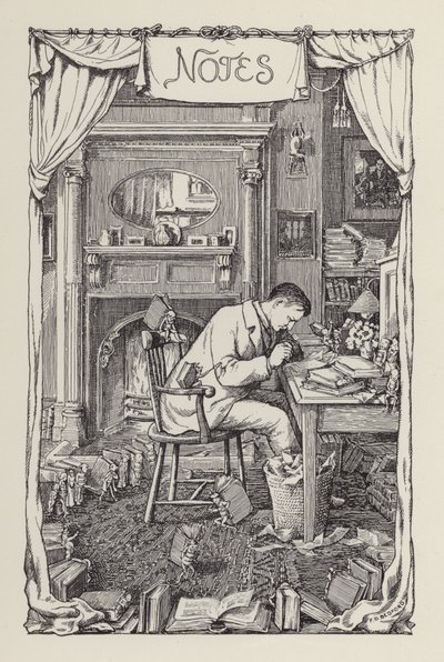 もうひとつの子供のための詩集ノート（リトグラフ） 作： Francis Donkin Bedford