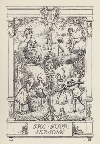 もうひとつの子供のための詩集四季（リトグラフ） 作： Francis Donkin Bedford
