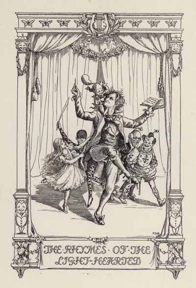 もうひとつの子供のための詩集軽やかな心の韻文 (リトグラフ) 作： Francis Donkin Bedford