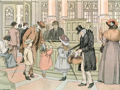 銀行、1899 作： Francis Donkin Bedford