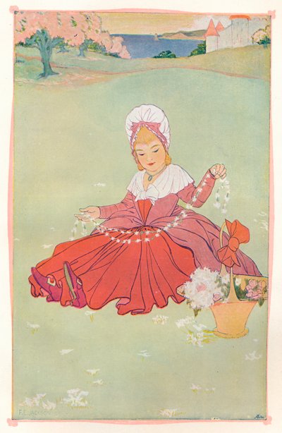 「デイジーチェーン」、c1898 作： Francis Ernest Jackson