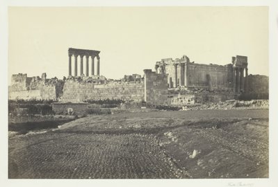 1857年、南部出身のバールベック。 作： Francis Frith