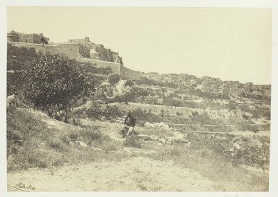 降誕教会のあるベツレヘム、1857年。 作： Francis Frith