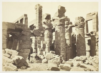 ホール オブ コラムズ、1857 年。 作： Francis Frith