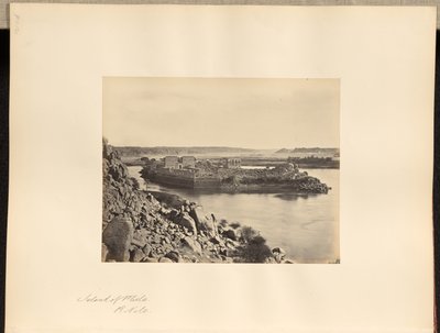 フィラエ島、ナイル川 作： Francis Frith