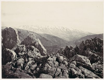 ヘルモン山、変容の山 作： フランシス・フリス
