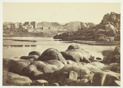 フィラエへのアプローチ、c。 1857年。 作： Francis Frith