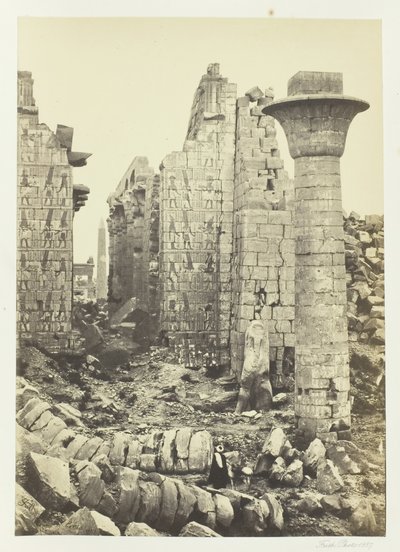 シシャクの裁判所、1857 年。 作： Francis Frith