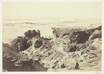 Joura の採石場からのナイル川、185862。 作： Francis Frith