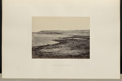 死海の北岸 作： Francis Frith