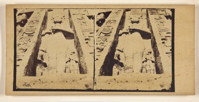 [Der kleine Felsentempel von Abu Simbel.] 作： フランシス・フリス