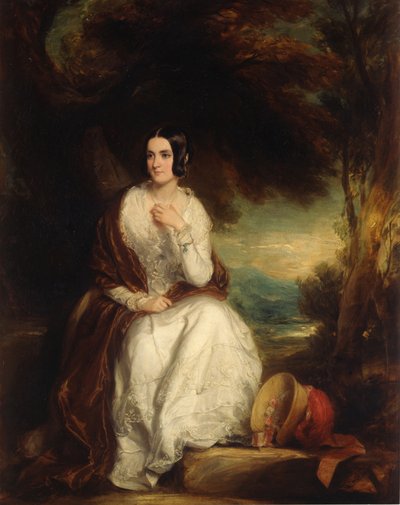 ノーサンバーランド公爵の妻、エレノアの肖像、1844年頃（キャンバスに油彩） 作： Francis Grant