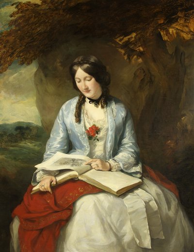 リヴゼイ夫人の肖像」1851年頃（油彩・キャンバス 作： Francis Grant