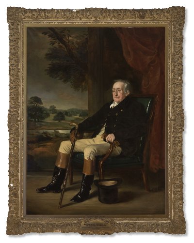 ウィリアムヘンリーキャベンディッシュベンティンスコットの肖像、ポートランド公爵4世、1852年 作： Francis Grant
