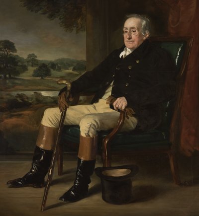 ウィリアムヘンリーキャベンディッシュベンティンスコットの肖像、ポートランド公爵4世、1852年 作： Francis Grant