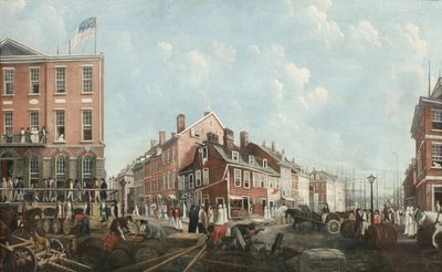 Tontine Coffee House、1797年頃（リネンに油彩） 作： Francis Guy