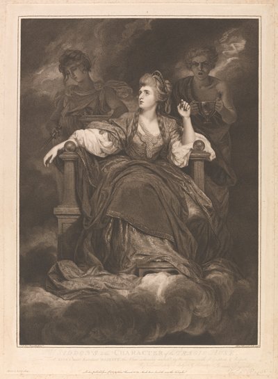 Rouva Siddons Traagisen Musen hahmossa 作： Francis Haward