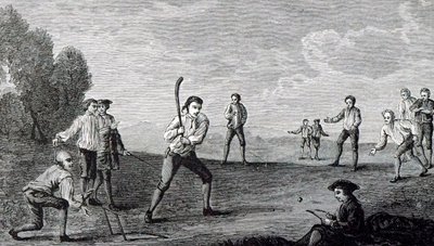 フランシス・ヘイマン（1708-1776）の絵にちなんだクリケット。 作： Francis Hayman