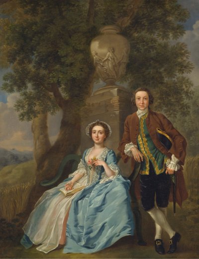 Jorge e Margaret Rogers 作： Francis Hayman