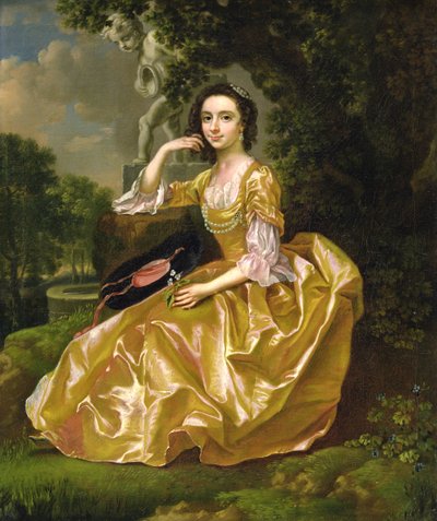 メアリーショーンシー夫人、1748年 作： Francis Hayman
