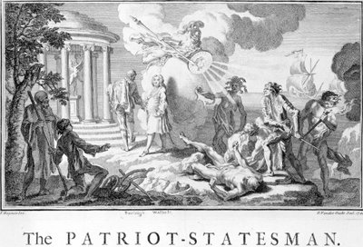 愛国者政治家、1740 作： Francis Hayman