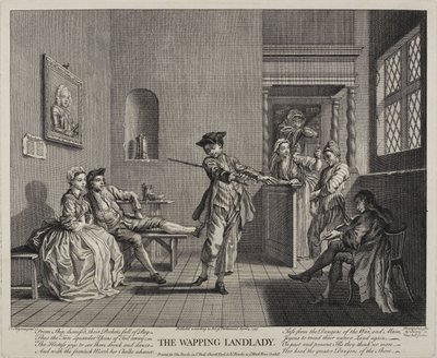 ワッピング女将、1743 作： Francis Hayman