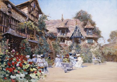 ランチョンアットザイン、1881 作： Francis Hopkinson Smith