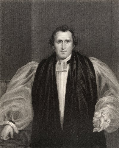 ダニエルウィルソン牧師、J。コクランによって彫刻された「National Portrait Gallery、ボリュームV」から出版、c.1835 作： Francis Howard