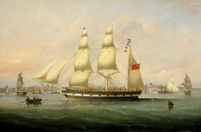 ナオミ号」1848-76年頃（キャンバスに油彩） 作： Francis Hustwick