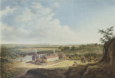 1804年にロンドンに向かっているハムステッドヒースのビュー 作： Francis James Sarjent
