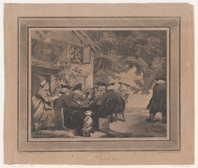 濡れたパーソンズ、1785年、1785年 作： Francis Jukes