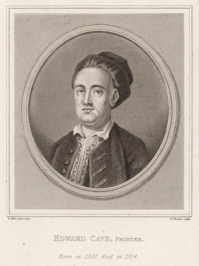 エドワードケイブ、プリンター、1891年生まれ、1754年死去 作： Francis Kyte