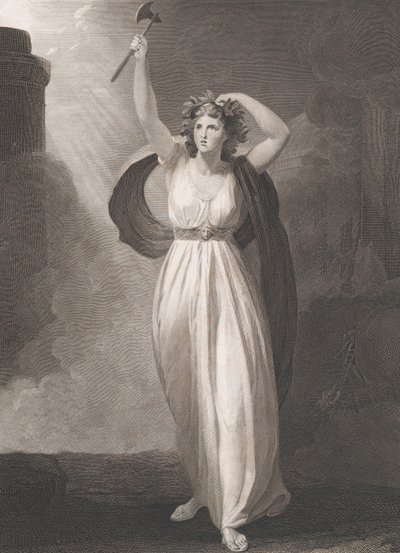 Cassandra Raving Shakespeare, Troilus and Cressida, Act 2,..., 初版は 1795 年、再版は 1852 年です。 作： Francis Legat