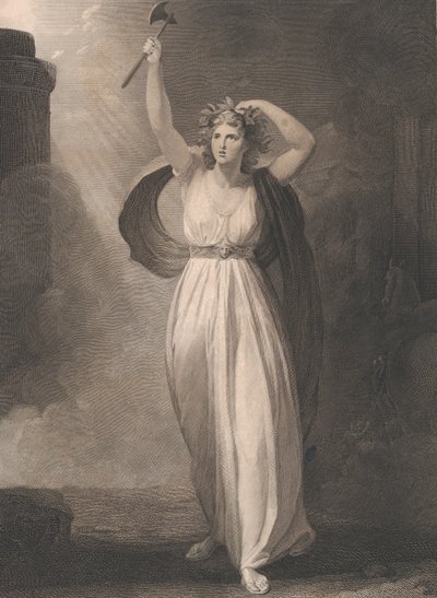 Cassandra Raving Shakespeare, Troilus and Cressida, Act 2,..., 初版は 1795 年、再版は 1852 年です。 作： Francis Legat